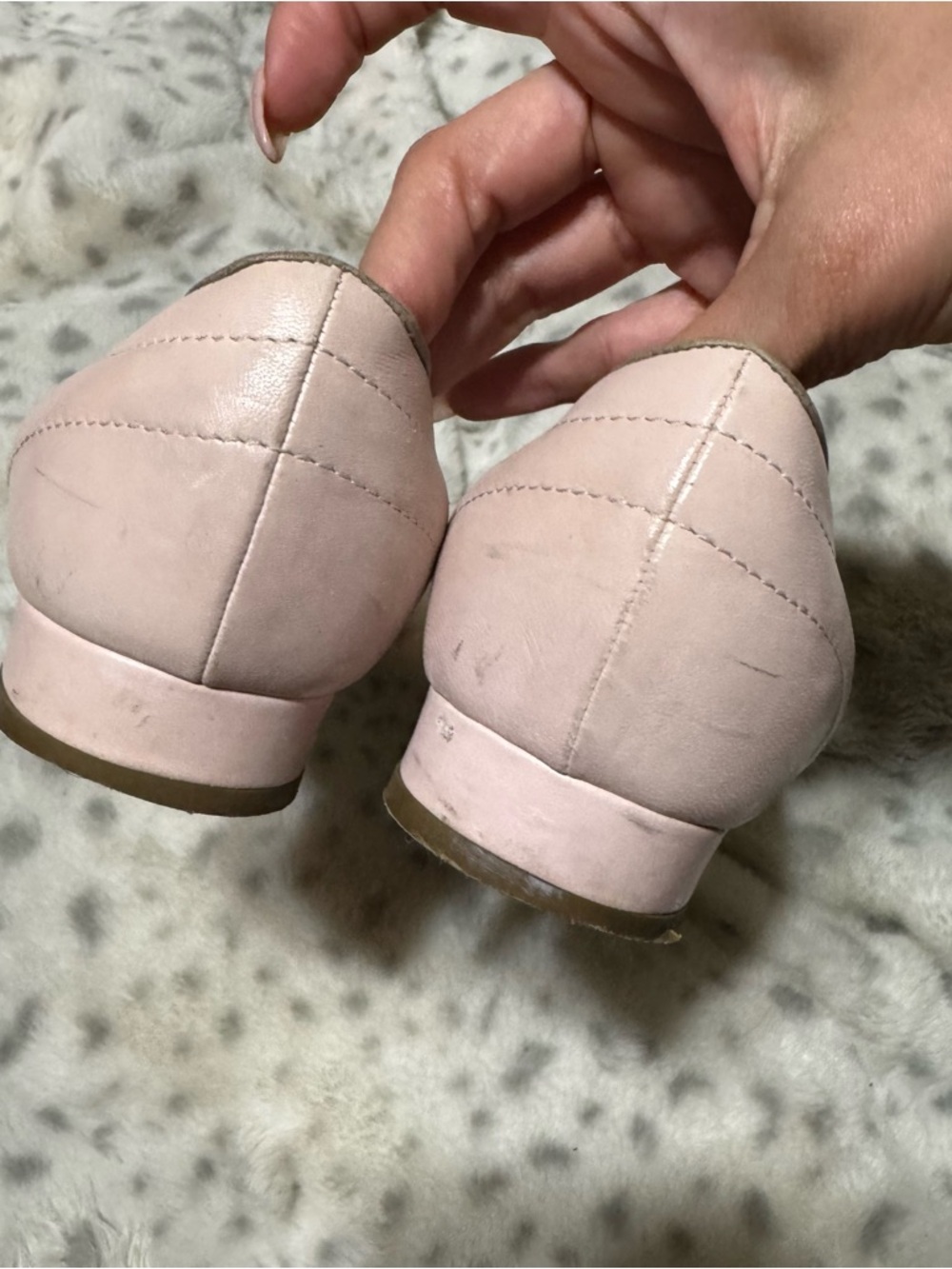 CHANEL KITTEN HEEL POINTED TOE FLATS - Picture 6 of 7